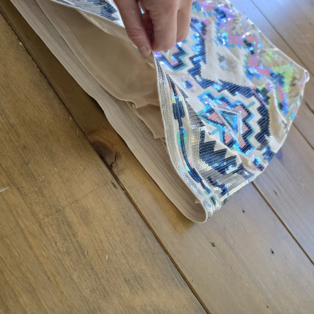 Express Aztec Multicolor Geometric Mini Skirt - Picture 8 of 8